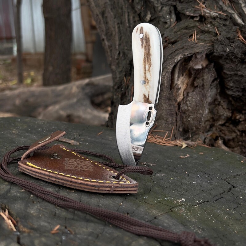 Arak Boyun Bıçağı (Geyik Boynuzu Kabza)